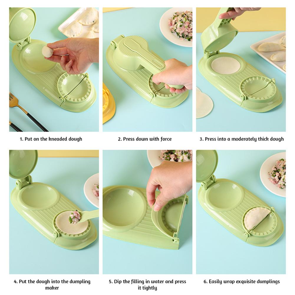 Stampo 2-in-1 per Involucri di Ravioli per la Casa Stampo Fai-da-te per Involucri di Ravioli per la Cucina