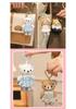 Cute Bear Plush Keychain Charm - Cartoon Doll Couple Gift