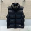 Womens Down Vest Short Puffer Sleeveless Jacket 90% White Duck Thick Winter Outerwear Black Green