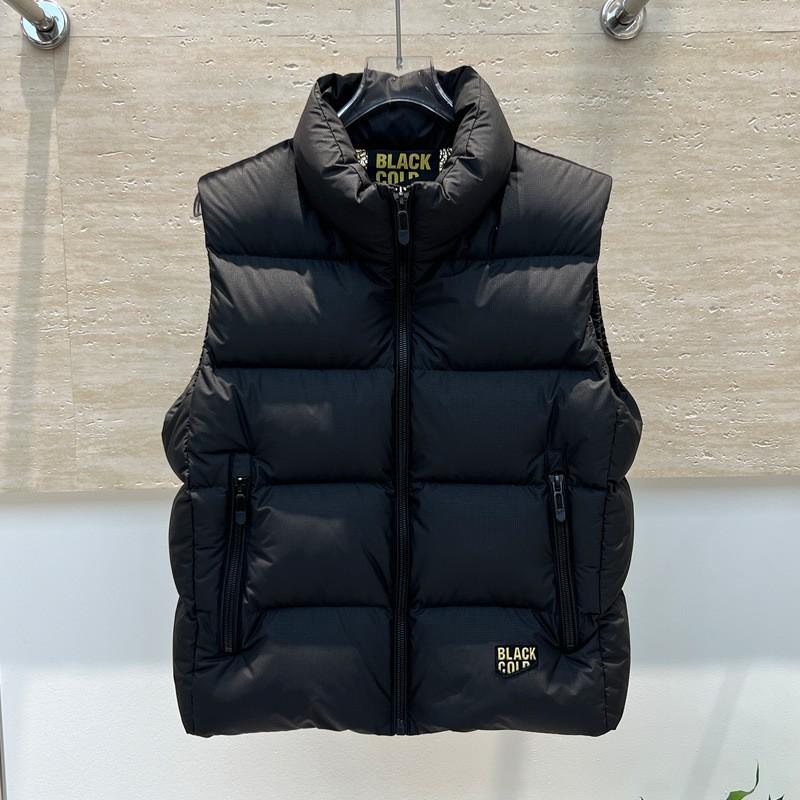 Womens Down Vest Short Puffer Sleeveless Jacket 90% White Duck Thick Winter Outerwear Black Green