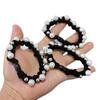 Korean Pearl Bracelet Hair Tie – Two-in-One Accessory, Gentle on Hair, Stylish Headwear & Rubber Band for Ponytails