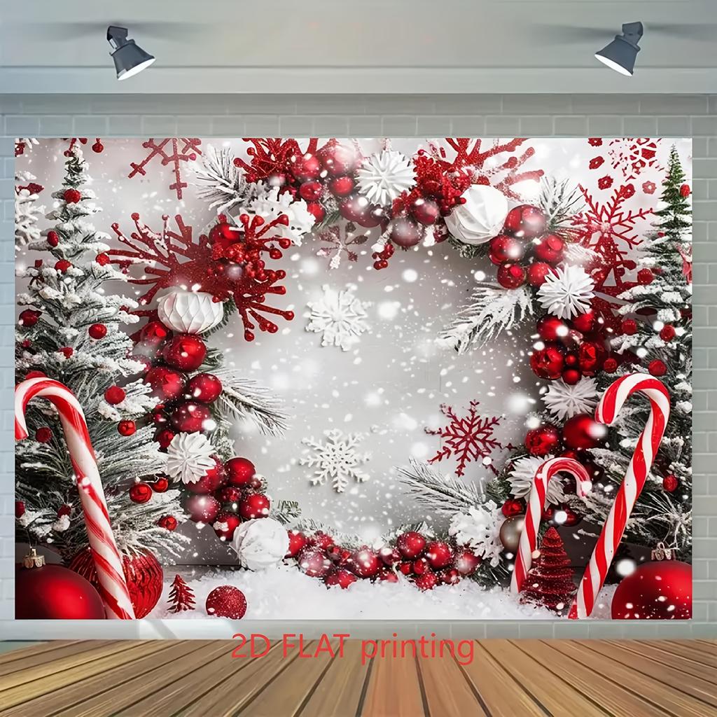 Winter Christmas  Decoration Background Winter Backdrop Decorations For Photo Studio Photo Booth Christams Party
