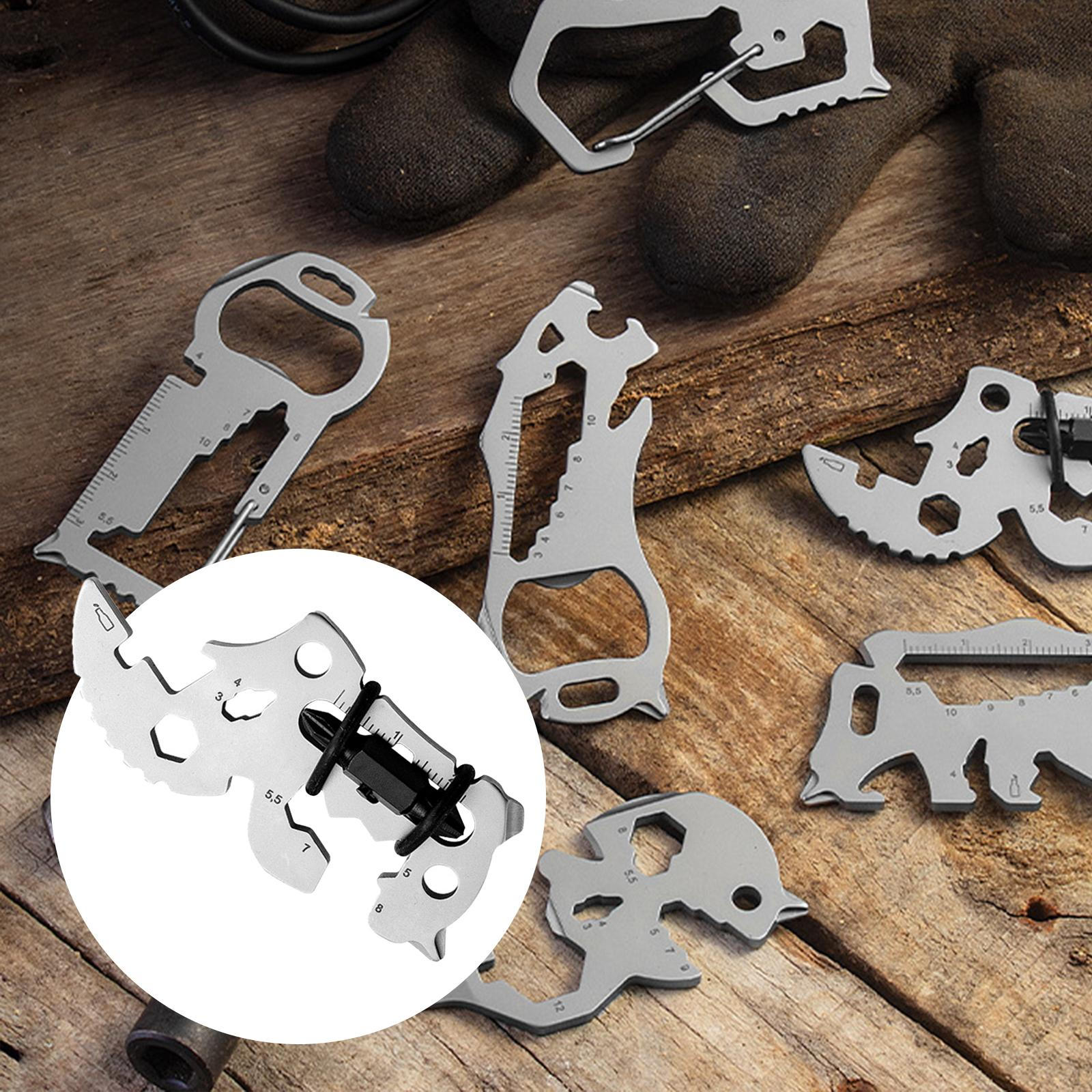 

Мультитул для брелка открывалка для бутылок многоцелевой портативный мужской утилитарный гаджет для велоспорта походов A