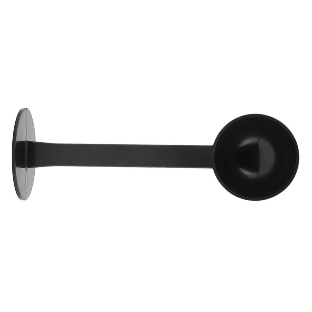 Integrated Tamper Coffee Bean Spoon Black Color Tamper Scoop Spoon For Coffee Grinding