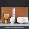 Matcha Tool Set: Chasen Stand & Tea Whisk with White Hon-date, Inspired by Song Dynasty, in Japanese Gift Box