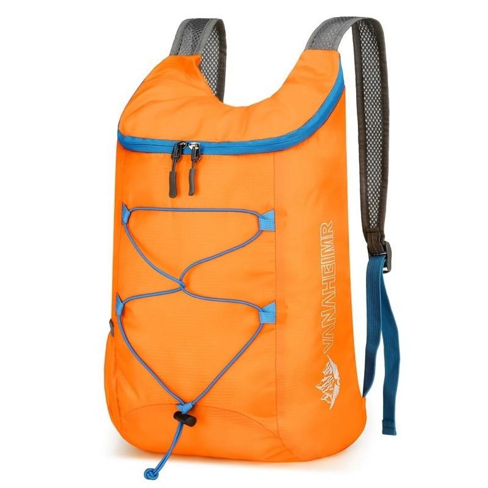 Small Portable Multifunctional Sports Backpack, Foldable Lightweight Waterproof Storage Bag For Men Outdoor Camping Hiking Travel Backpack