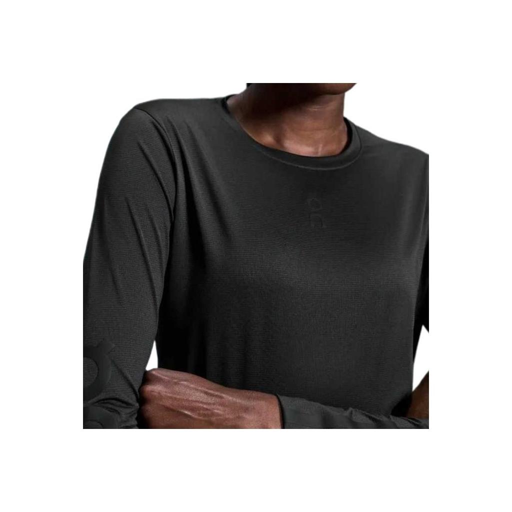 On Core Lg-T Ik Warm Comfortable Soft Lg Sleeve T-Shirt Women Tops Black 1WE30480553