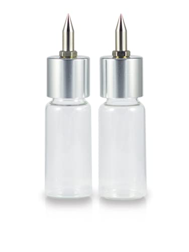 Set of 2 Glass Bottles with Nozzles for SPARMAX FLYER-SR MX1503