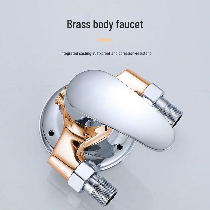 Brass Exposed Cold & Hot Water Mixer Faucet