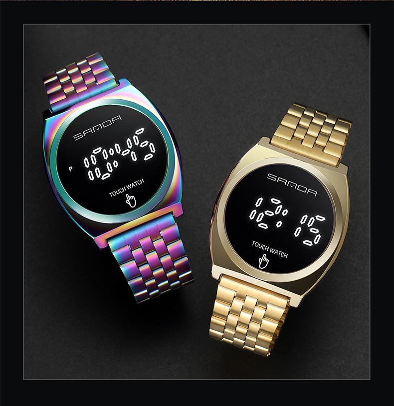 Sanda Unisex Digital Sport Watch: Simple, Stylish Single-Touch Design for Students