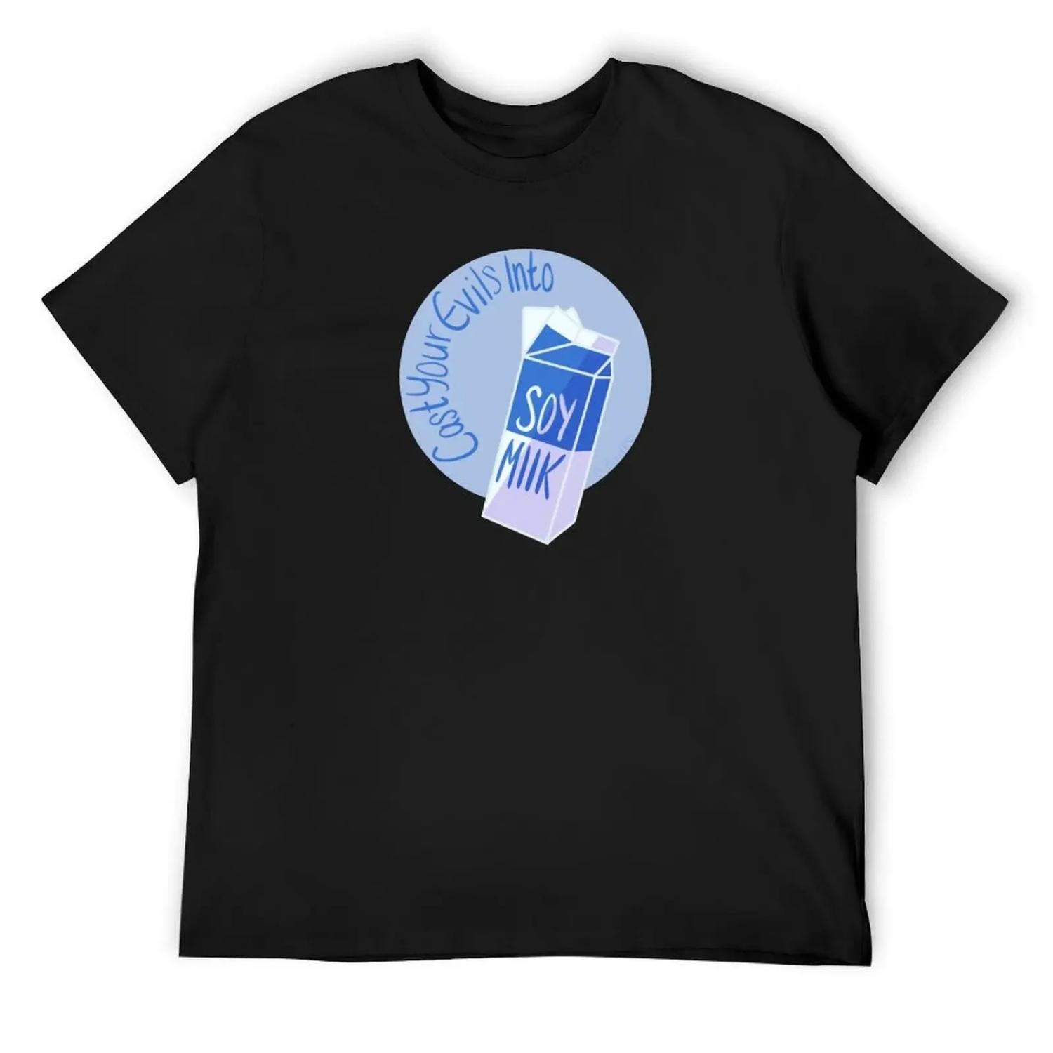

Evil Soy Milk T-Shirt blanks for a boy baggy shirts mens t shirts XXXXXL різнокольоровий