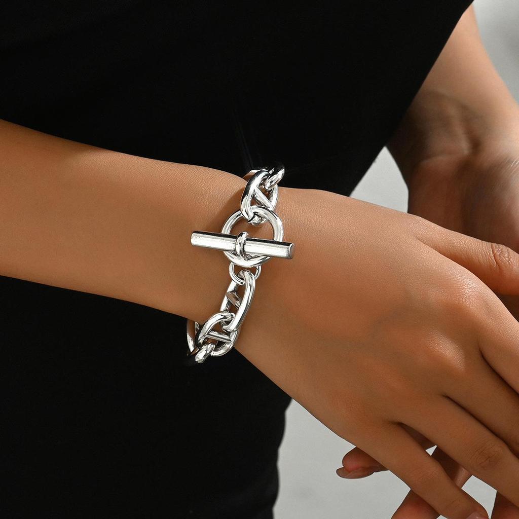 Geometryczna bransoletka z klamrą OT: Europejska i Amerykańska Moda Unisex