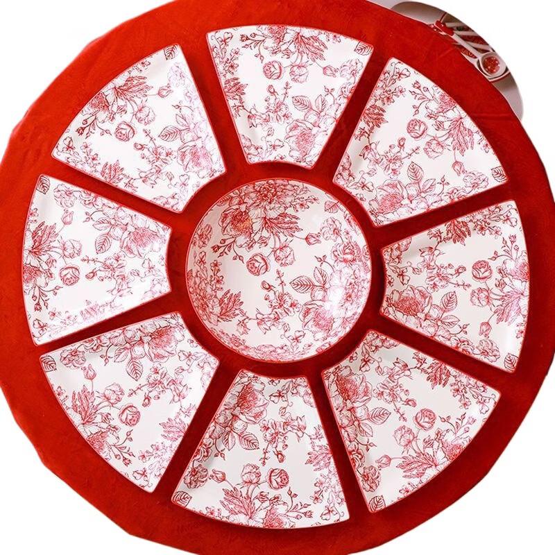 Zhishi Festive Bone China Dinnerware Set