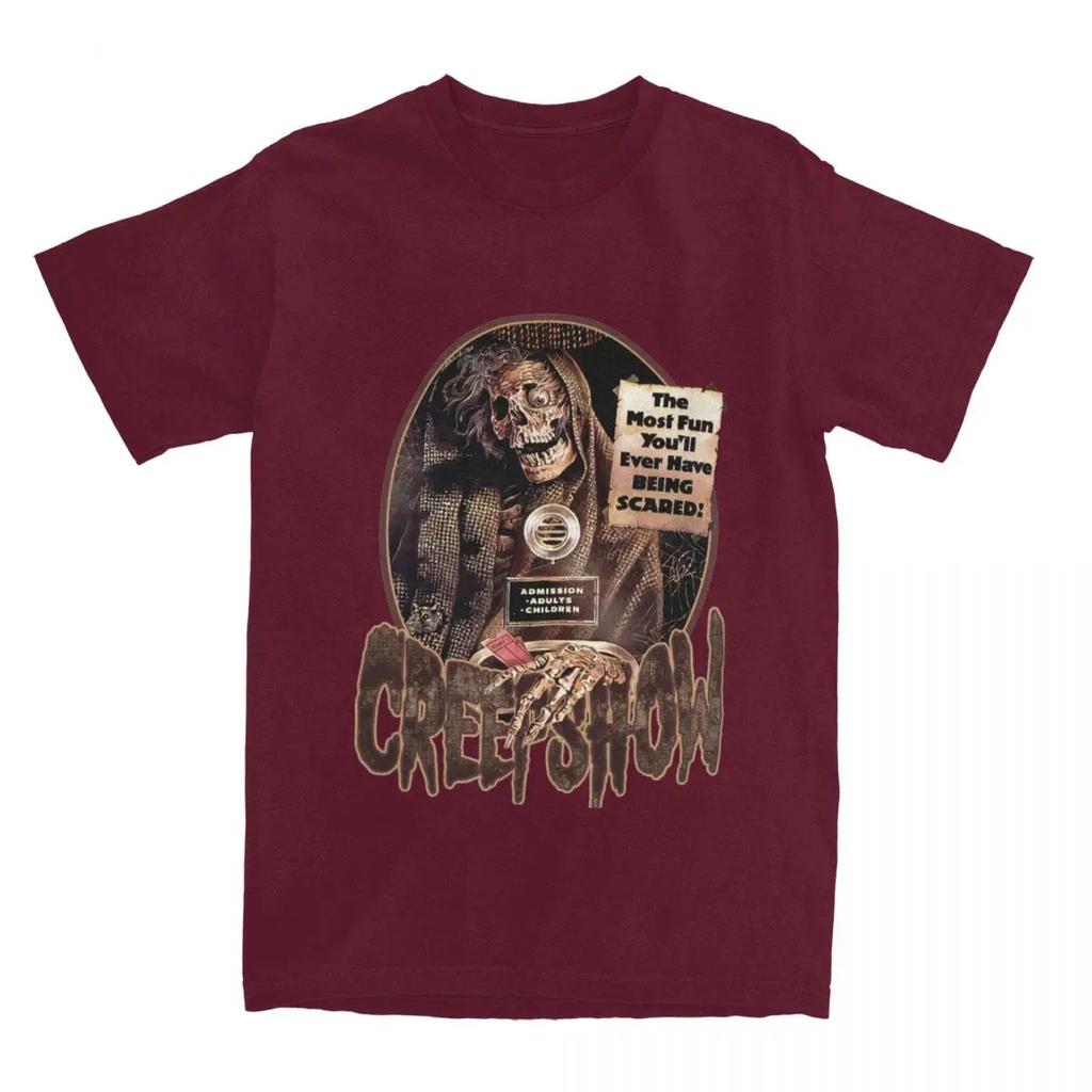 Summer Men Women's Creepshow The Most Fun T Shirt Accessories Scary Creepshow Movie Lover Fans  T-shirt Clothes Tee Shirt