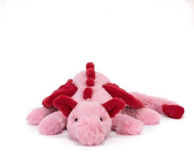 

Великобритания Красное Сердце Дракон День Святого Валентина Плюшевая Кукла Подарок 2026 55CM with 3 Tags