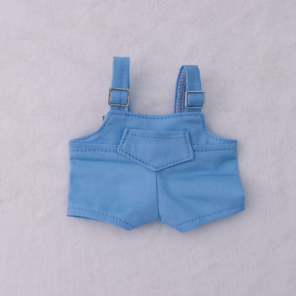 

Toy Accessories 17cm Cotton Doll s Clothes Overall Plush Dolls Clothes Children Gift