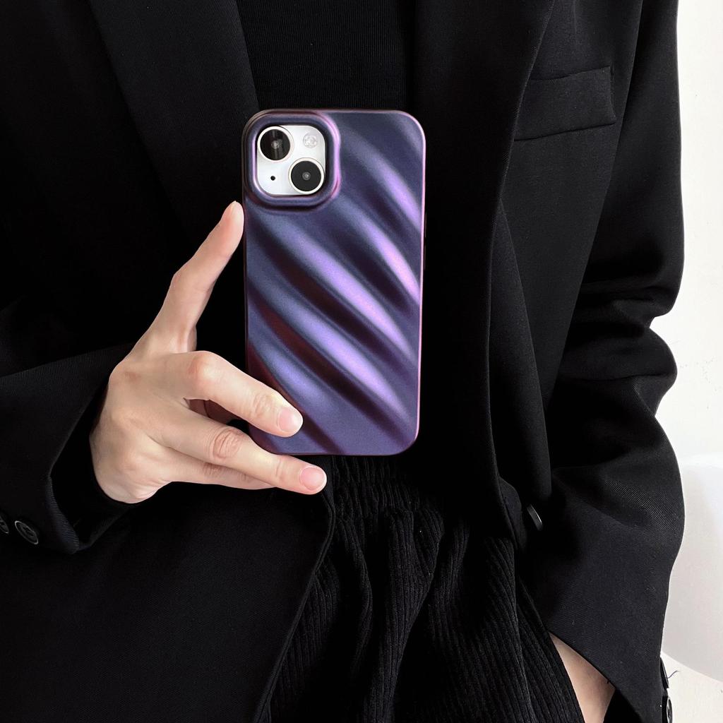 Creative Purple Phone Case Suitable for iPhone 11, iPhone 12, iPhone 13