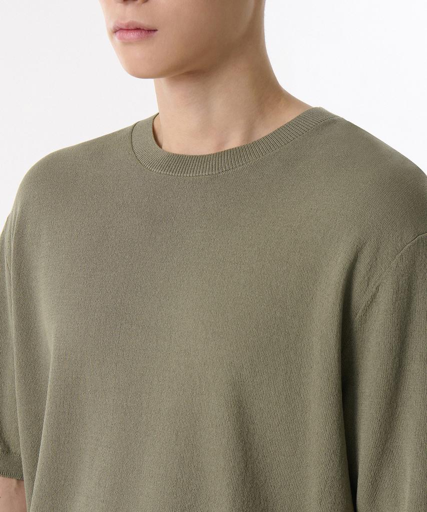 MUSINSA STANDARD Cool Touch Crew Neck Short Sleeve Knit [Sage]