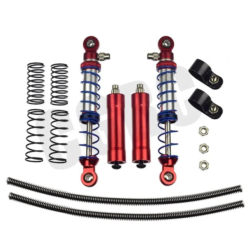 2PCS 80/90/100/110/120mm Secondary Bucket Shock Absorber Double Spring Damper For 1/10 RC Crawler Axial SCX10 90046 D90 TRX4
