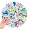 50 Dragonfly Graffiti Stickers Computer Mobile Phone Water Cup Travel Box Waterproof Stickers