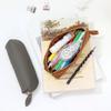 Simple Pen Bag Multifunction Glasses Case Stationery Supplies Fountain Pen Holder Case  For Kids