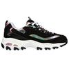 (WMNS) Skechers D'Lites Leather 'Black Multi' Women's 149264-BKMT