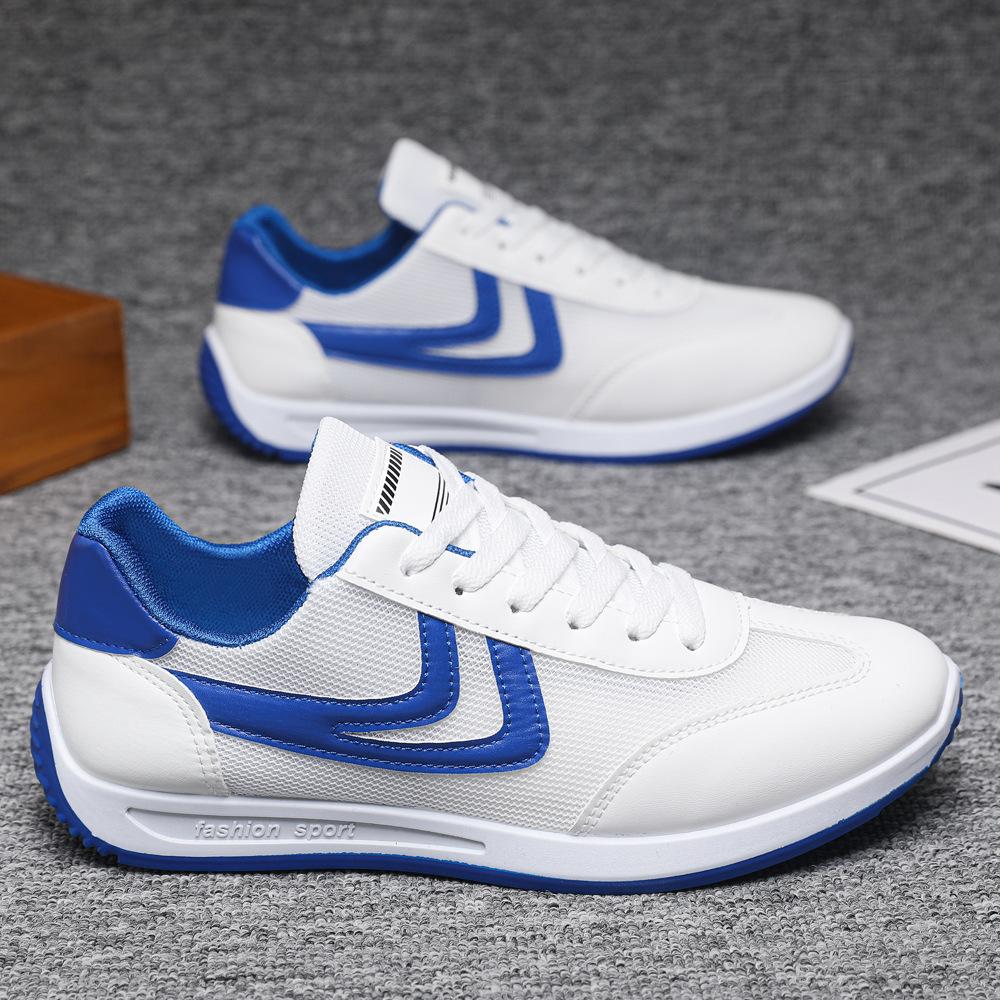 New Casual Shoes Flying Mesh Men's Sports White Shoes Youth Student Korean Style Forrest Gump Shoes Men