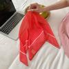 Fresh And Simple Women's Scarf Korean-style Artistic Headscarves Trendy Small Square Scarves