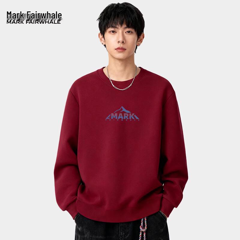 Mark Fairwhale Men's Loose Fit Vintage Crewneck Sweatshirt
