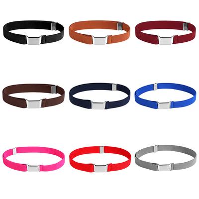 Stretch Kids Unisex Elastic Belts Waistband Waist Belt Adjustable