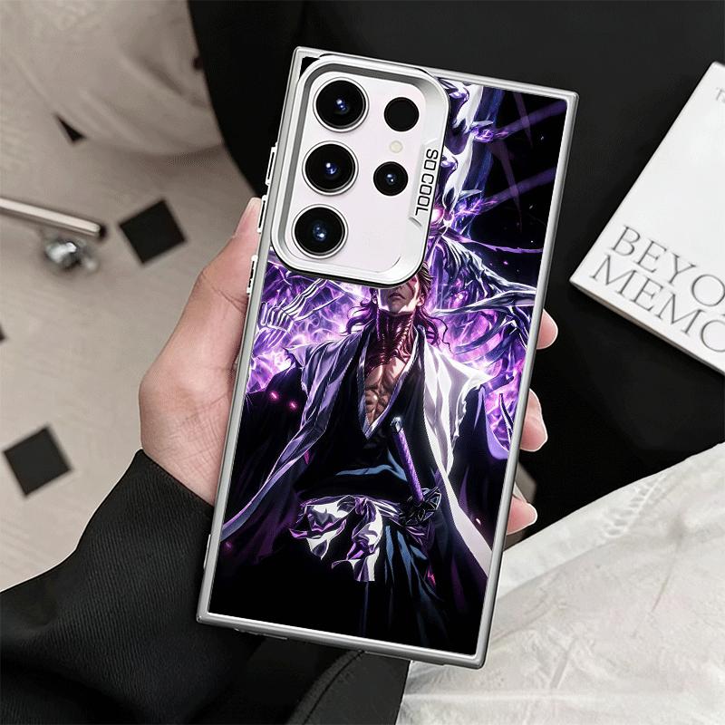 Bleach Aizen Sousuke Soft Phone Case for Samsung Galaxy S24 S25 FE S26 Edge S23 Ultra S22 Plus S21 + Shockproof Cover Back Shell