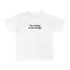 I'm Coming To The Cottage Womens Fitted Baby Tee White Slogan TV Show Fan Top