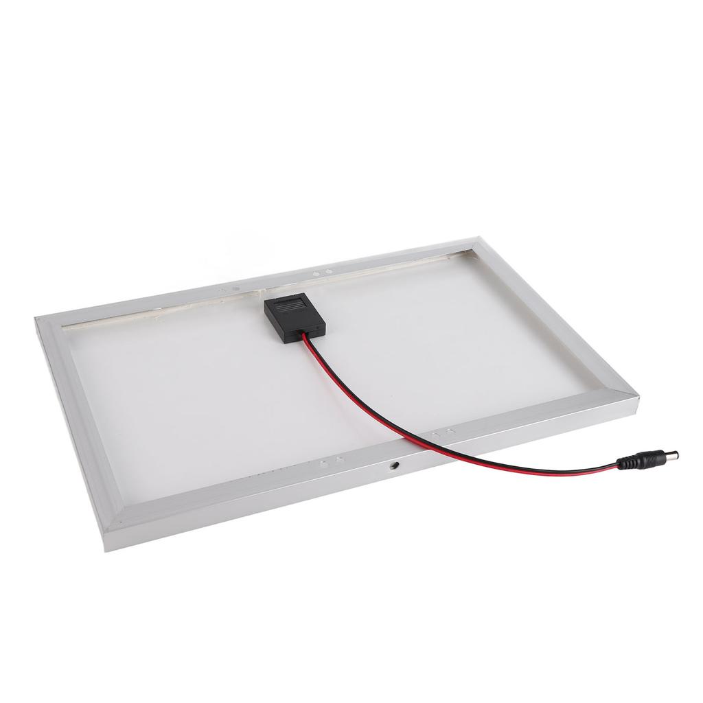 30W Solar Panel Kit Polycrystalline Silicon Solar Charge Panel with 40A Controller for Car RV Marine Boat