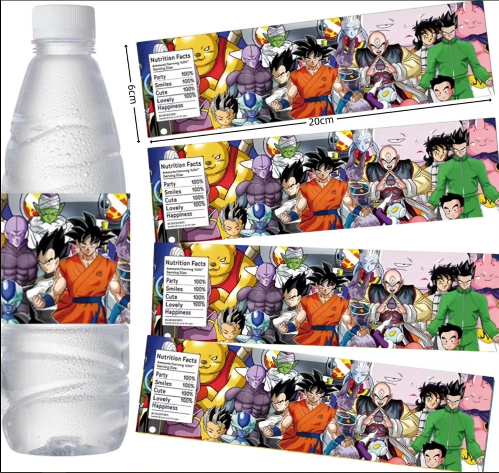 Dragon Ball Geburtstag Dekoration Set Tischdecke Teller Serviette Becher Kuchen Deko Partyhut Babyparty Dragon Ball Partygeschenke