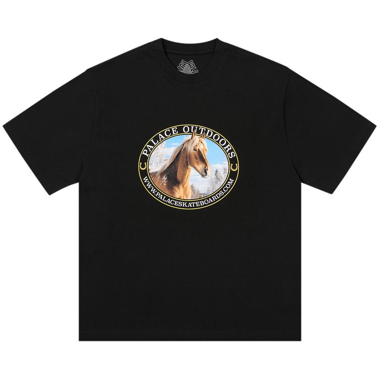 

Palace Equestrian T-Shirt Black Unisex Tops P27TS340 S