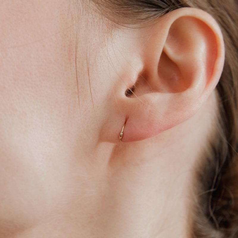 byweekend [Mamre]14k Mini ring earring