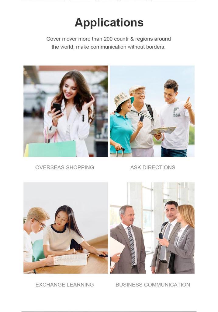 Stylo Traducteur Intelligent Multilingue: Traduction Hors Ligne et Interprétation Simultanée Russe pour le Voyage et les Affaires