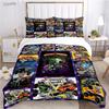 Casal Jam Monster Truck All Season Duvet Cover Comforter Bedding Set Soft Quilt Cover and Pillowcases Single/Double/Queen/King