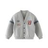 Dave & Bella Jungen College-Stil V-Ausschnitt Baseballjacke