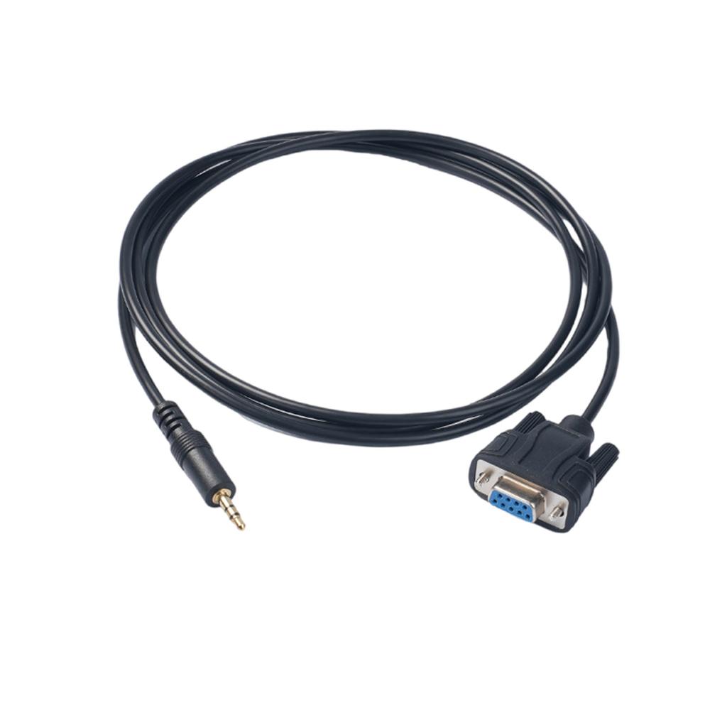 180cm DB9 9Pin Female To 3.5mm Male Serial Cable RS232 To 1/8Inch Adapter Cord for Intercom Systems Serial Converters