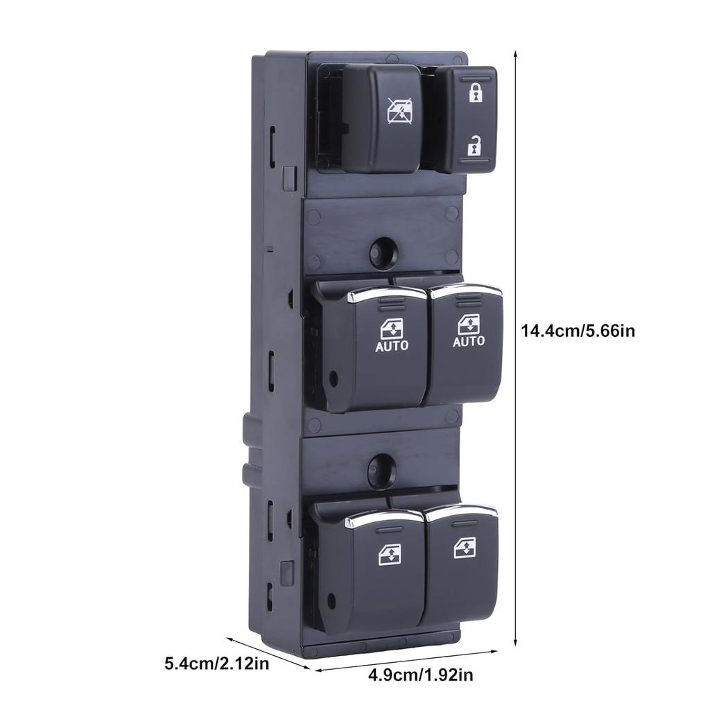 Front Left Side Master Power Window Switch Compatible for Subaru Outback 2018-2019 & for Subaru Legacy 2018-2019 Driver Door Electric Window Control