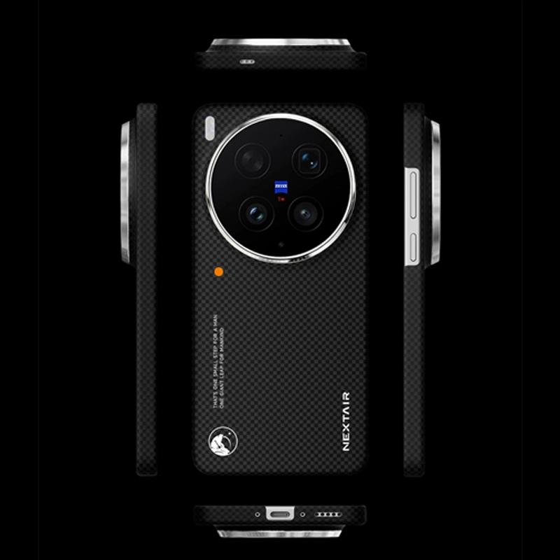 NEXTAIR Carbon Fibre Case For Vivo X300 Ultra Kevlar Wireless Charging Back Cover Case for VIVO X300 ULTRA