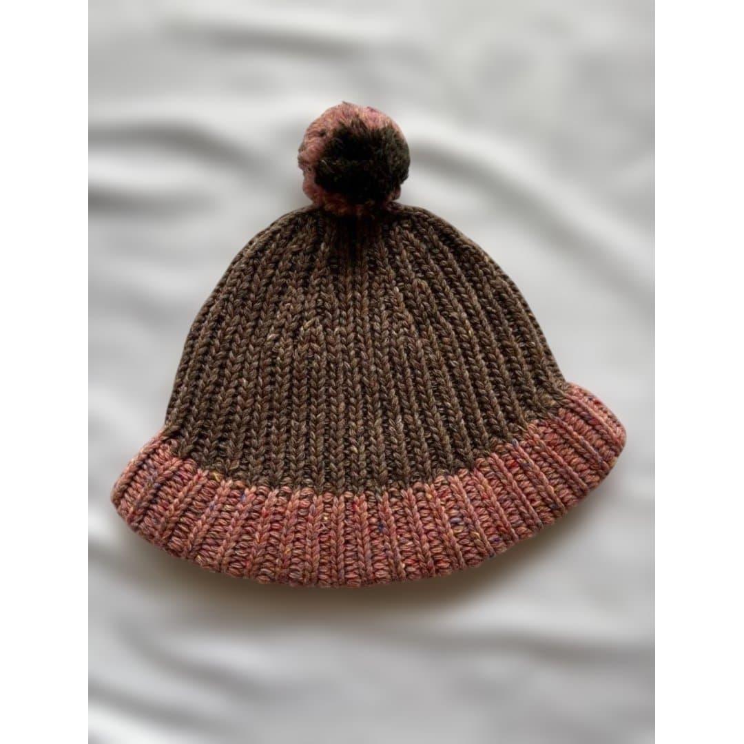 Used KAPITAL knit hat with pom pom