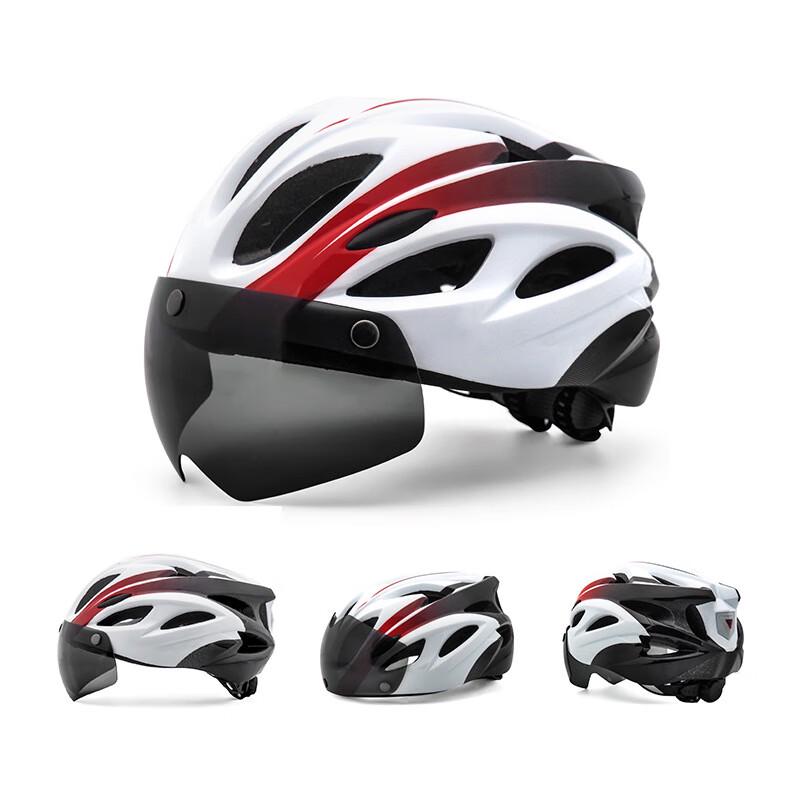 Велосипедный шлем Lishi со встроенным козырьком и задним фонарем