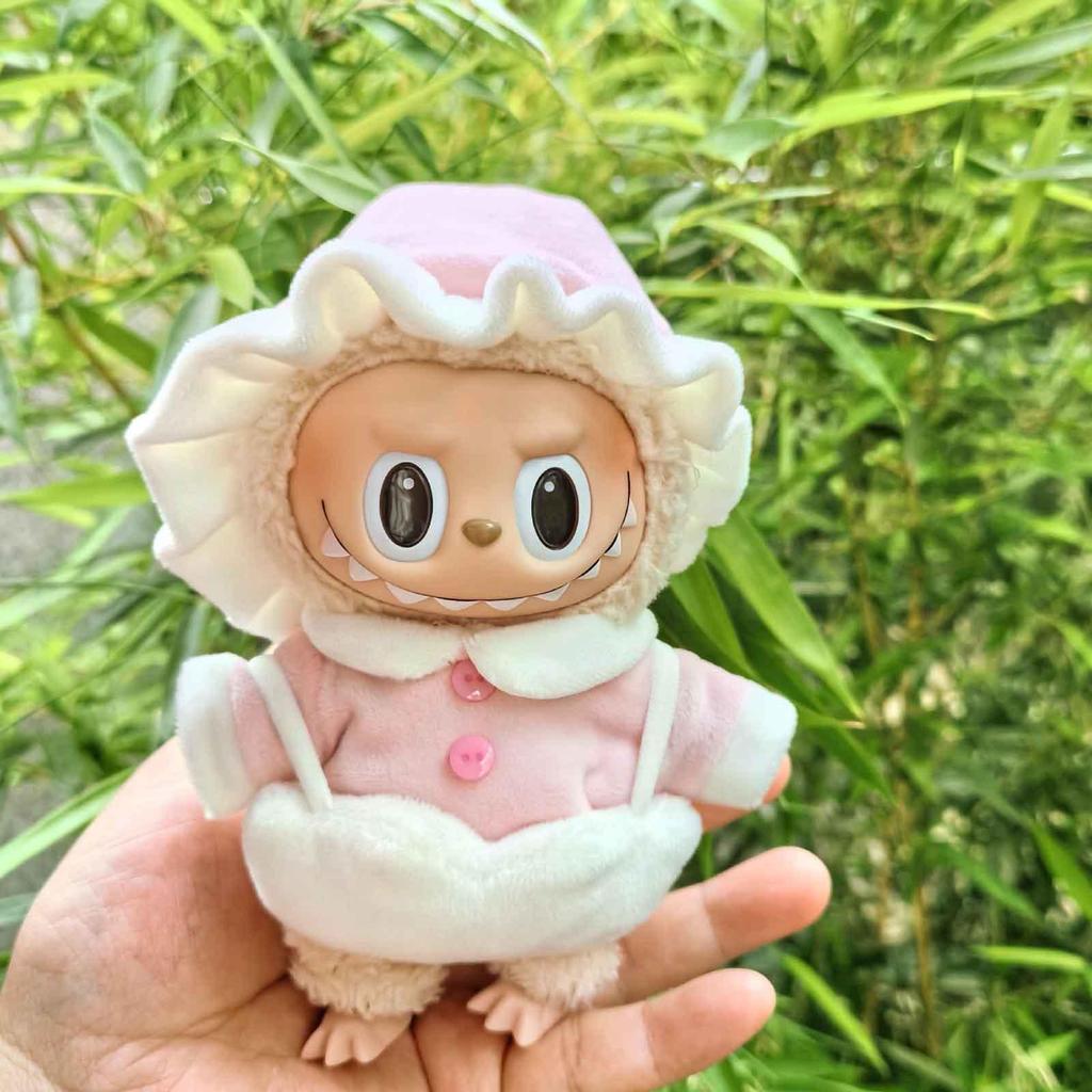 3 Pieces Plush Doll Nightwear Dress up Birthday Gifts Flexibility Decoration for Little Girls Hands