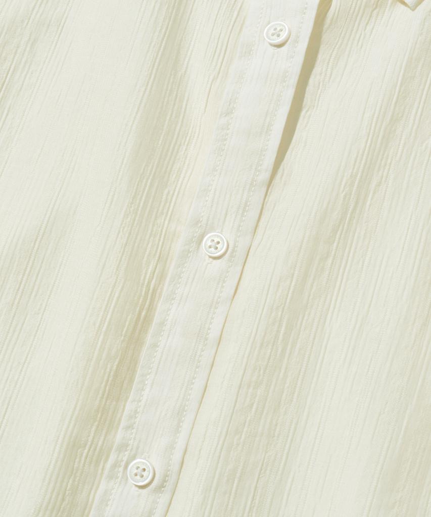 FILLUMINATE (W) See-Through Loose Fit Shirt - Ivory
