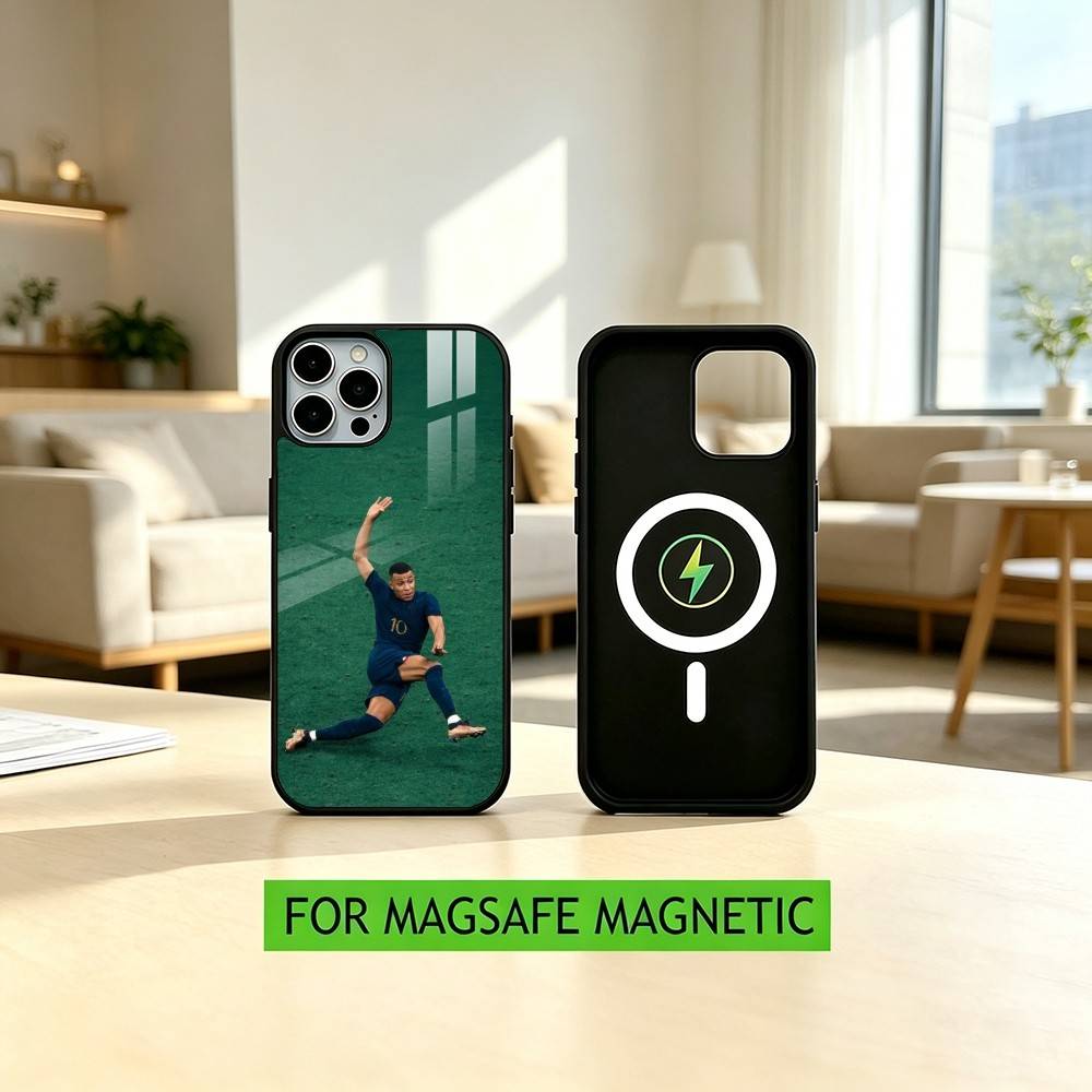 F-Football Star MbappeS-S  Phone Case For iPhone17,16,15,14,13,12,11 Plus,Pro Magnetic For Magsafe Wireless Charging