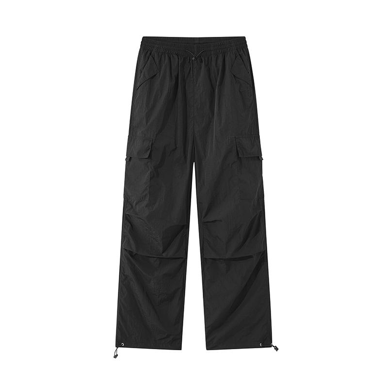 Ice Silk Quick Drying Pants For Women, Dopamine Loose Wide Leg Paratroopers, Windproof, Waterproof, Breathable, Ultra Light Sunscreen Pants