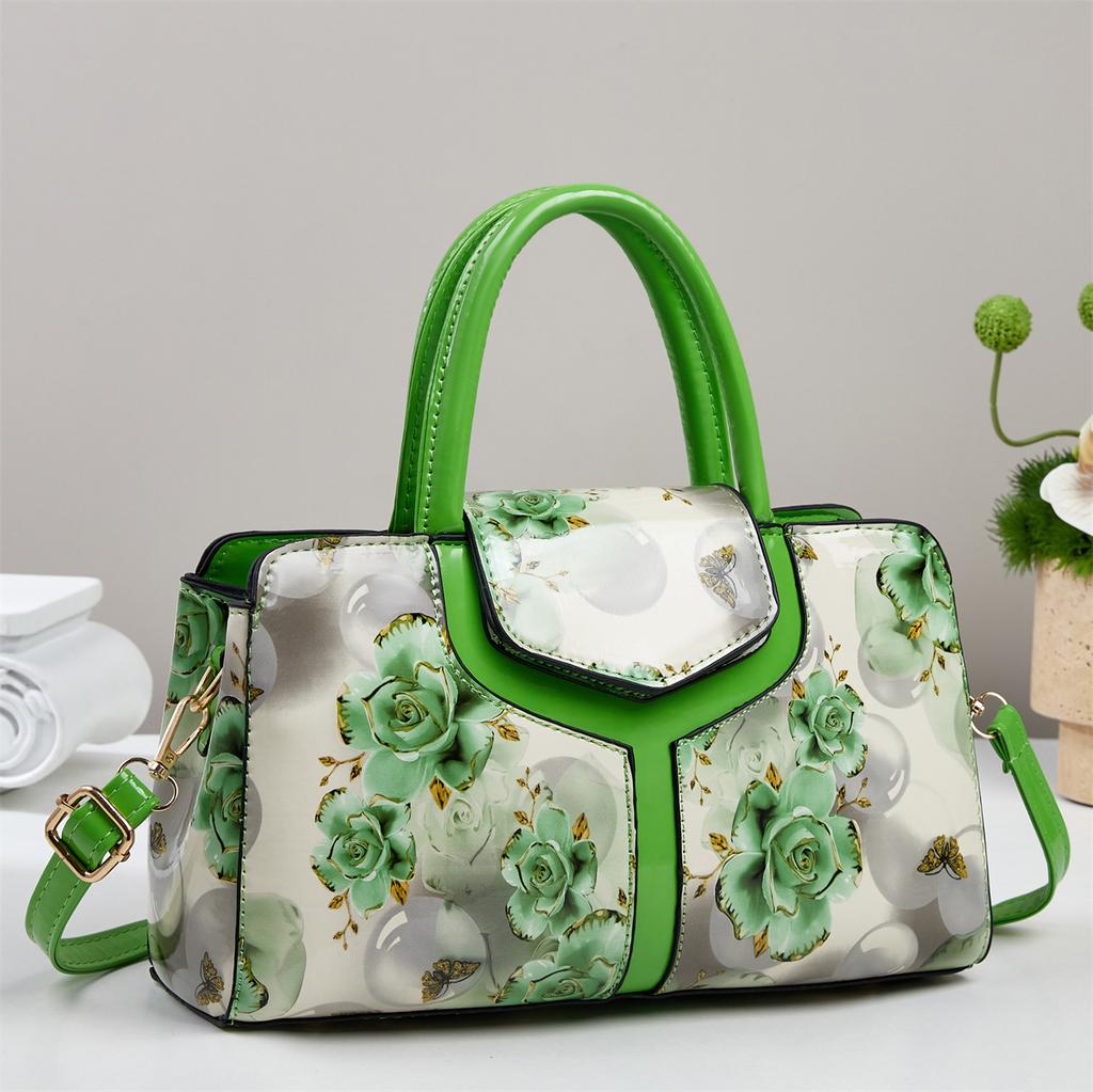 New Printed Splicing Large Capacity Fashion Design Shoulder Bag Textured Light Luxury Trendy Bag For Women