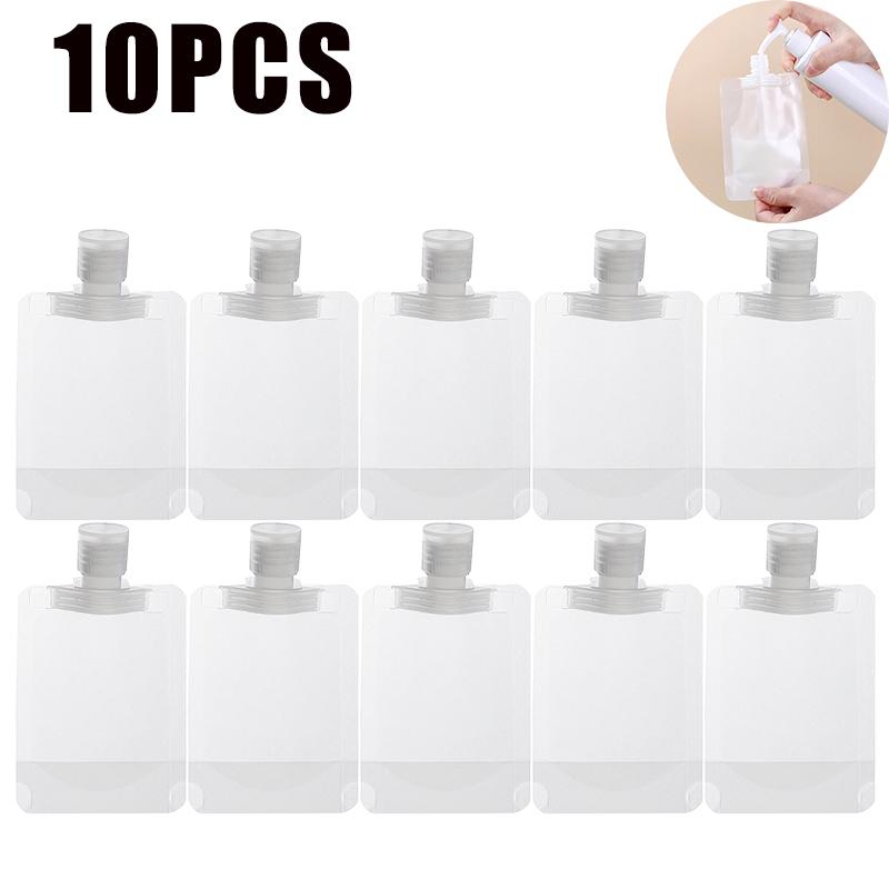 30/50/100ml Lotion Dispenser Bag Travel Reusable Leakproof Refillable Pouch Shampoo Liquid Cosmetic Packaging Storage Container